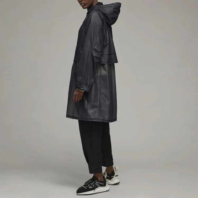 Y 3 Hooded Midi Raincoat-4