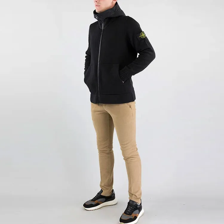 STONE ISLAND Jackets Men Black-3