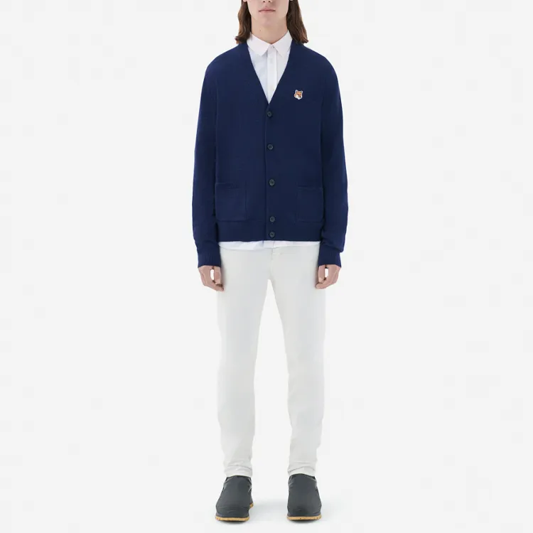 Maison Kitsune Sweater Men's Dark Blue-2