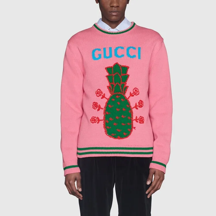 GUCCI Sweaters Men Pink-2
