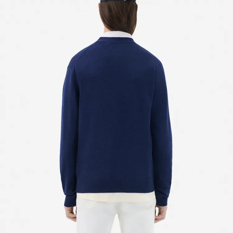 Maison Kitsune Sweater Men's Dark Blue-3