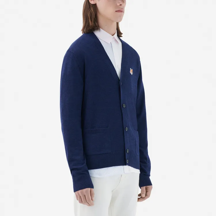 Maison Kitsune Sweater Men's Dark Blue-4