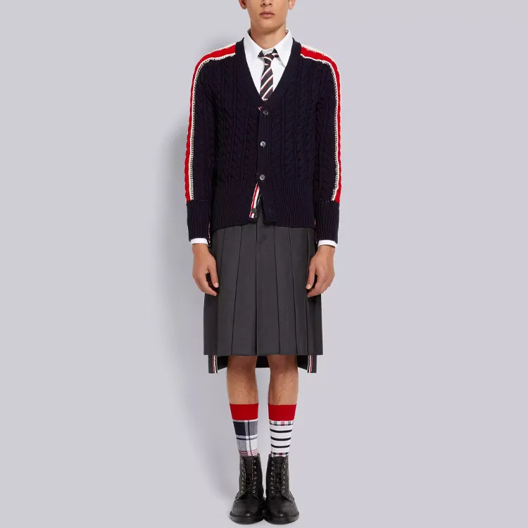 THOM BROWNE Sweaters Men Navy-3