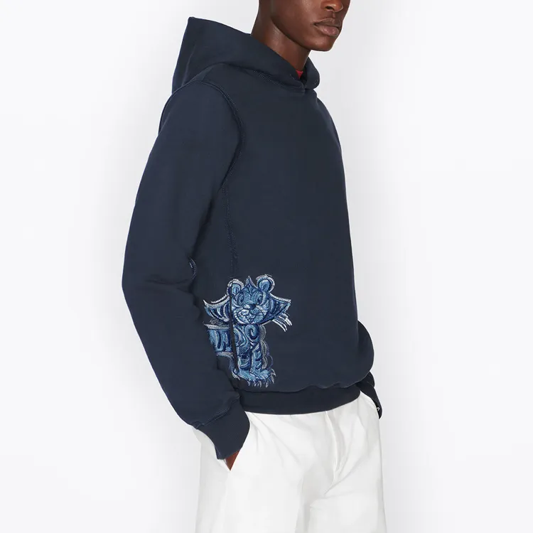 DIOR Quarterly New Products Sweatshirts Men Blue-4
