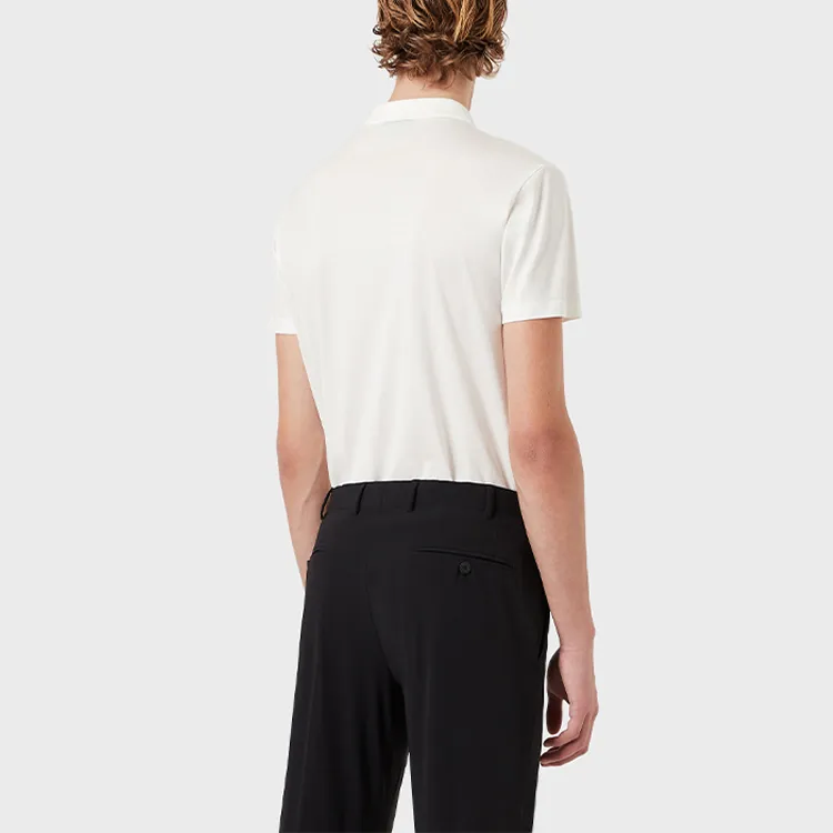 EMPORIO ARMANI Polo Shirts Men White-2