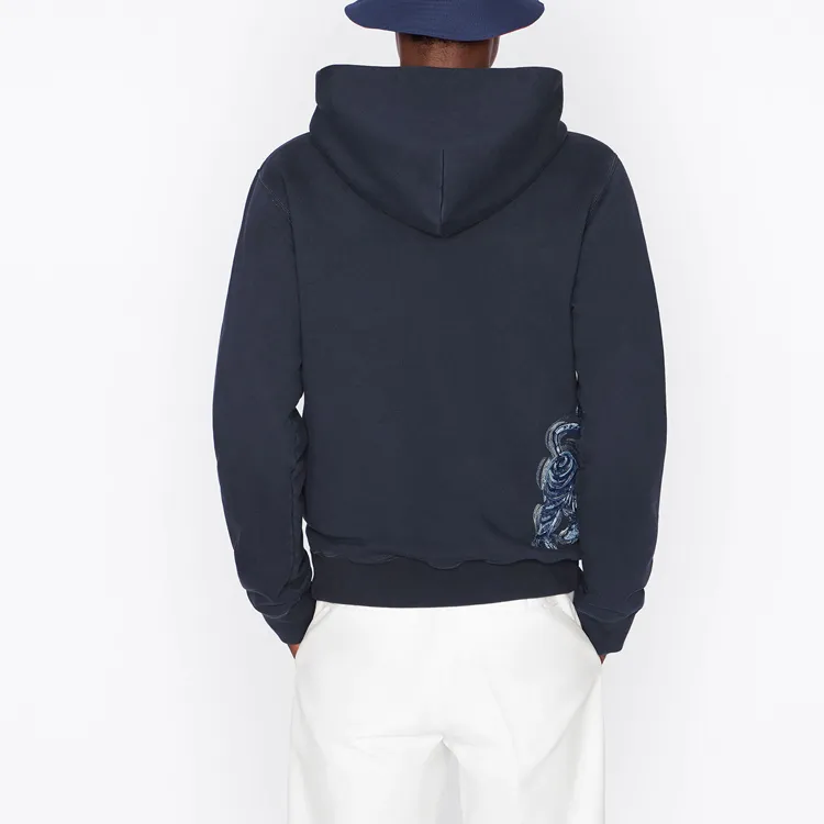 DIOR Quarterly New Products Sweatshirts Men Blue-3