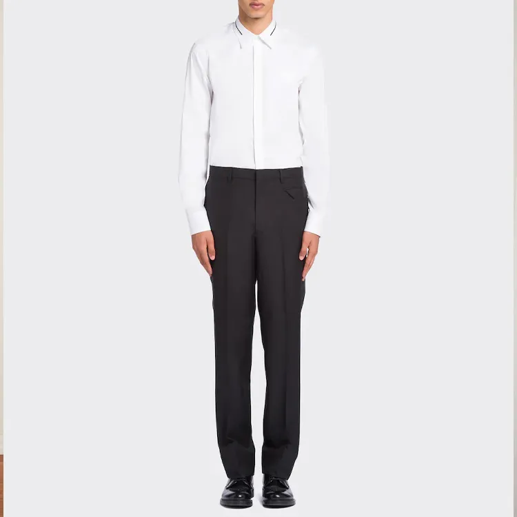 PRADA Straight Leg Tailored Trousers-1