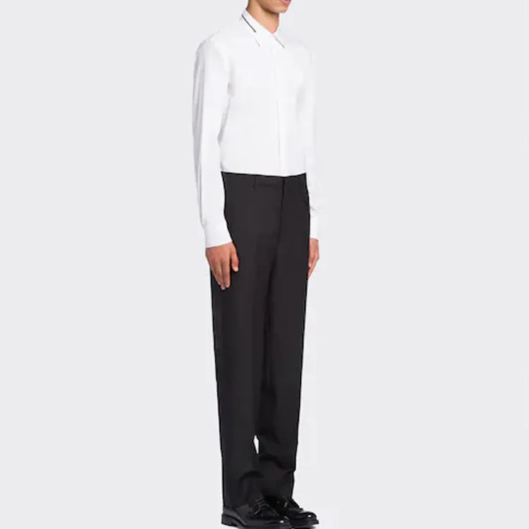 PRADA Straight Leg Tailored Trousers-3