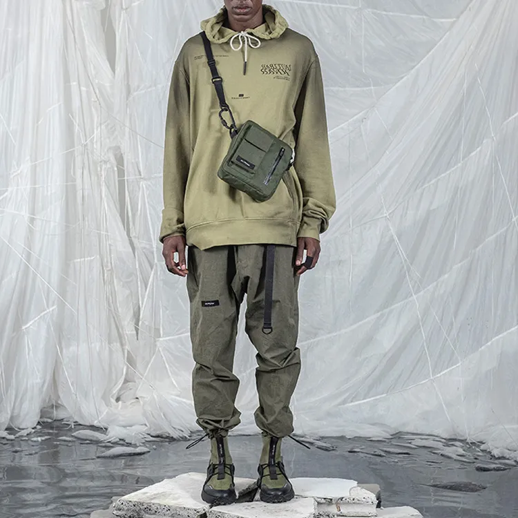 ISO.POETISM SS22 Jogger Casual Pants Men's Green-3