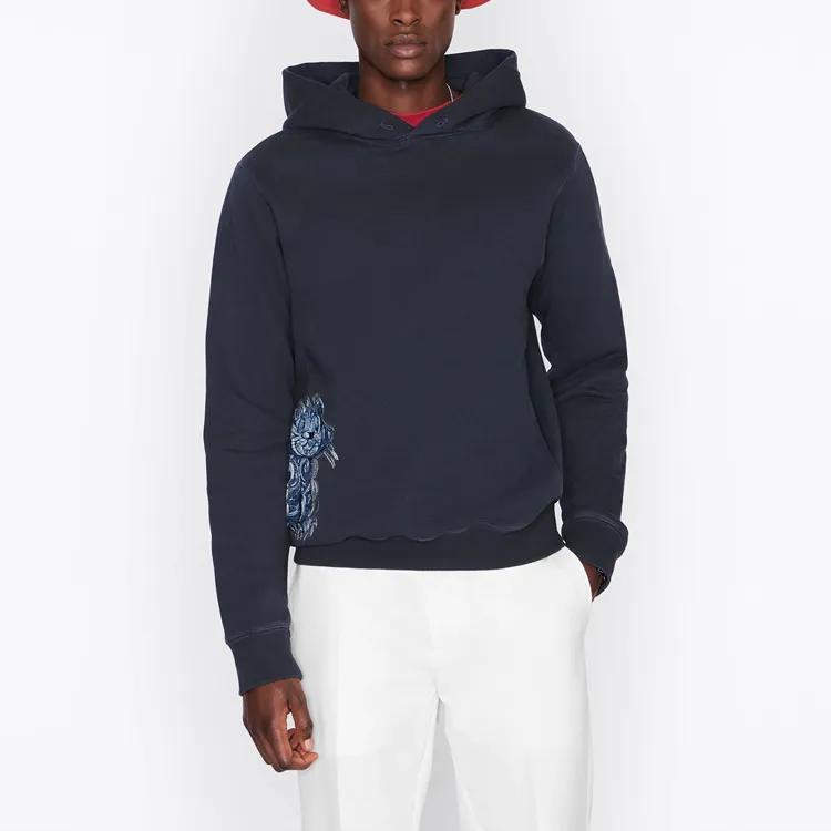 DIOR Quarterly New Products Sweatshirts Men Blue-2
