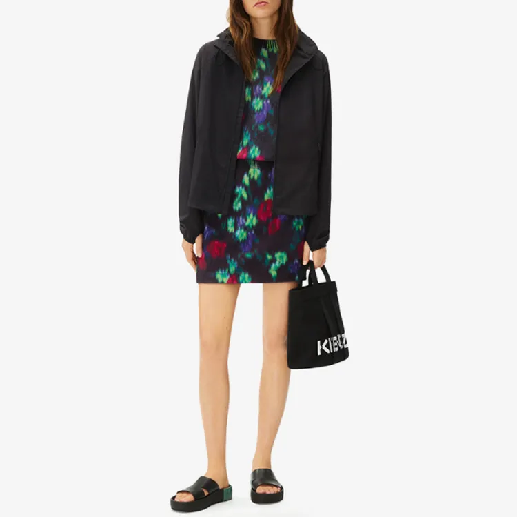 KENZO Tiger Logo patch Hooded Jacket-2