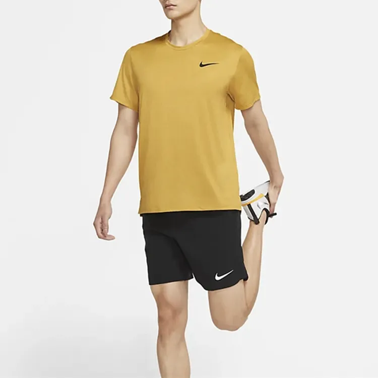 Nike T Shirt Men's Sun Dazed Yellow-2