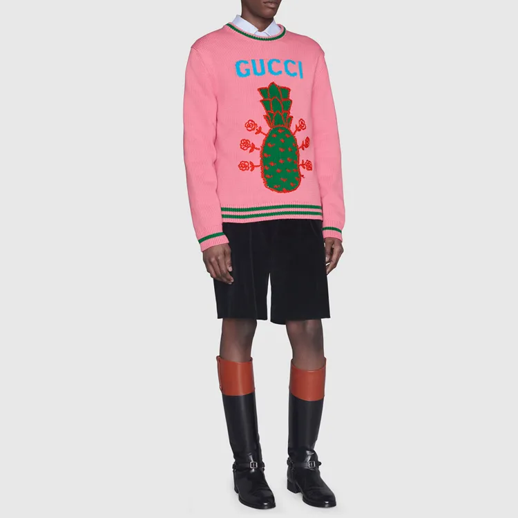GUCCI Sweaters Men Pink-1