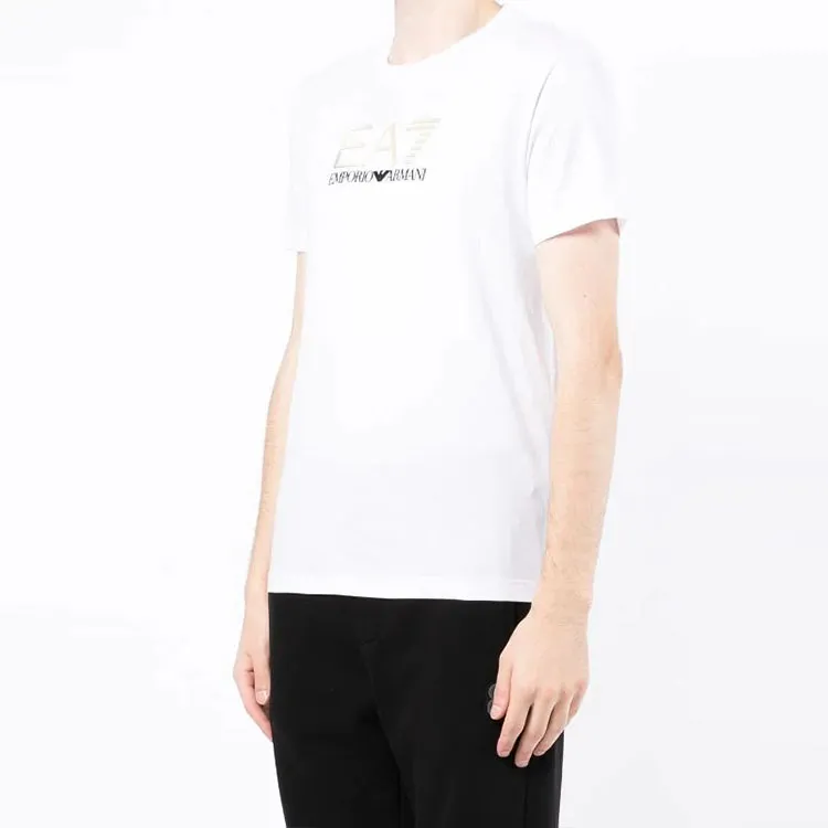 EMPORIO ARMANI EA7 T Shirts Men White-3