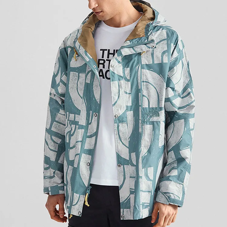 THE NORTH FACE Water Resistant Windproof Breathable Windbreaker Jacket Men's Blue-3