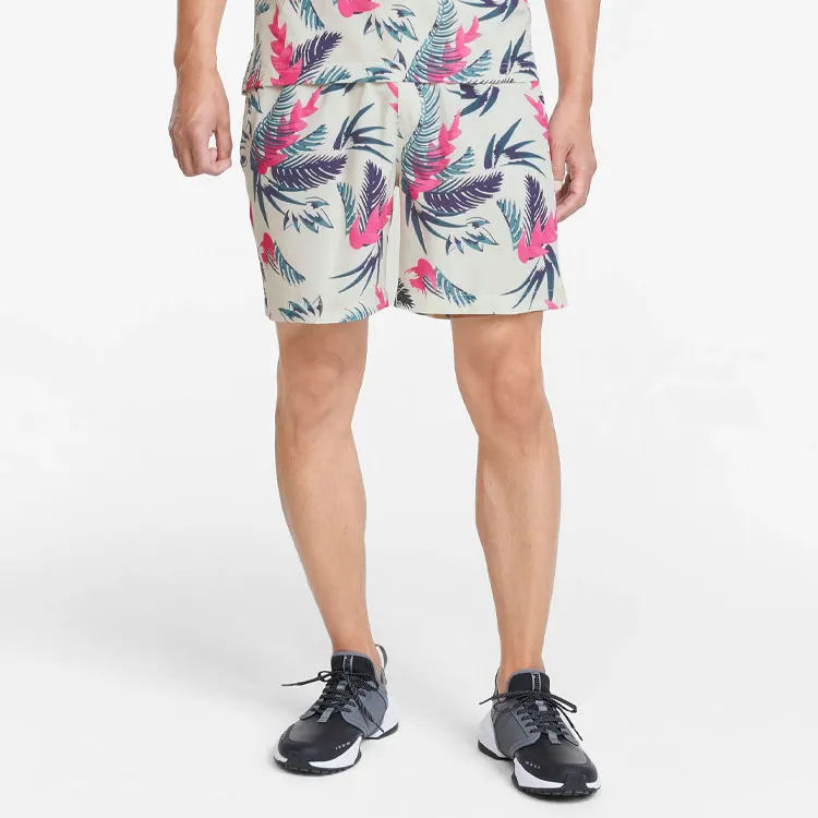PUMA Duvin Golf Casual Shorts Men White-3