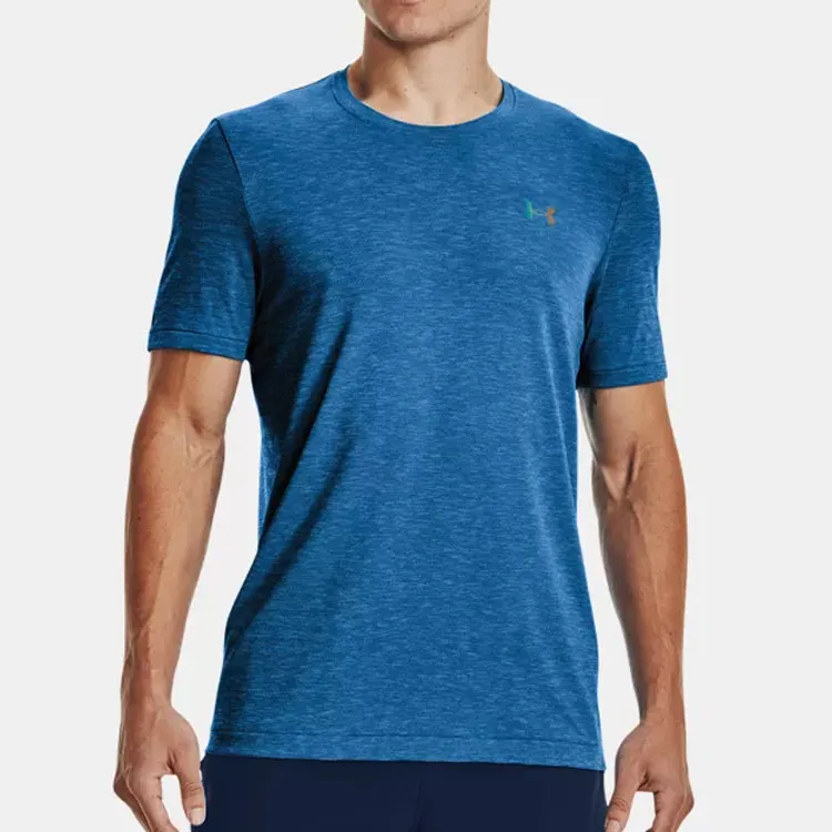 Under Armour RUSH T Shirt Men's Blue-3