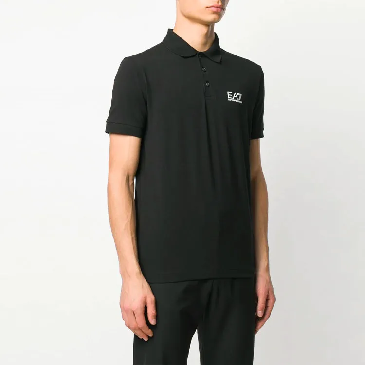 EMPORIO ARMANI EA7 Polo Shirt Men's Black-2