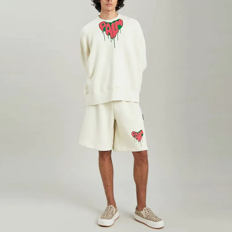 PALM ANGELS Spray Heart Sweatshirt-1