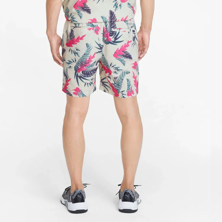 PUMA Duvin Golf Casual Shorts Men White-4