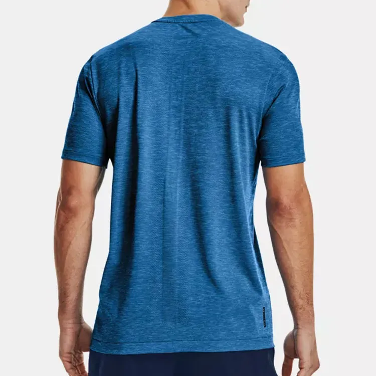 Under Armour RUSH T Shirt Men's Blue-4