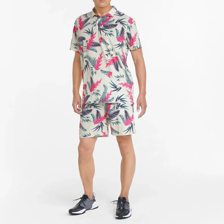 PUMA Duvin Golf Casual Shorts Men White-5