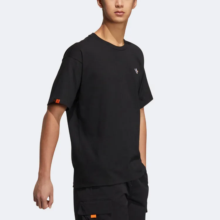 Adidas Originals Set in Sleeve T Shirt Unisex Black-3