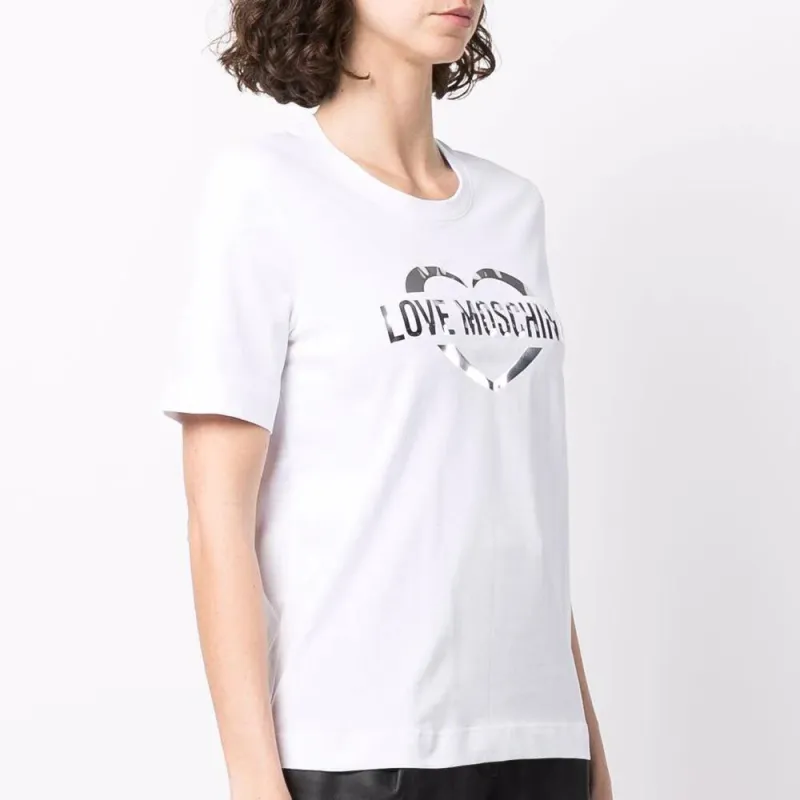 LOVE MOSCHINO T Shirts Women's White-3