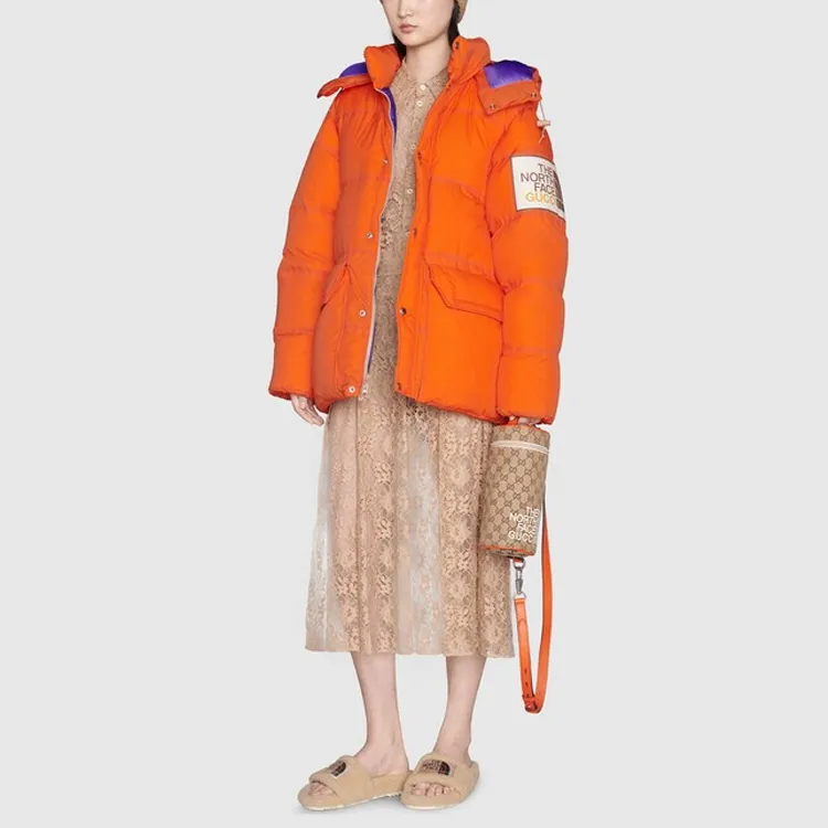 GUCCI X The North Face Padded Jacket Orange-2