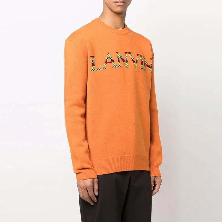 Lanvin Sweaters Men Orange-3