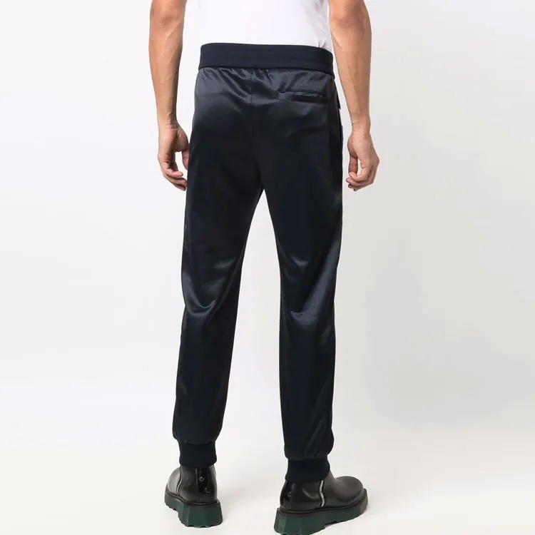 VERSACE Knitted Sweatpants Men Black-1