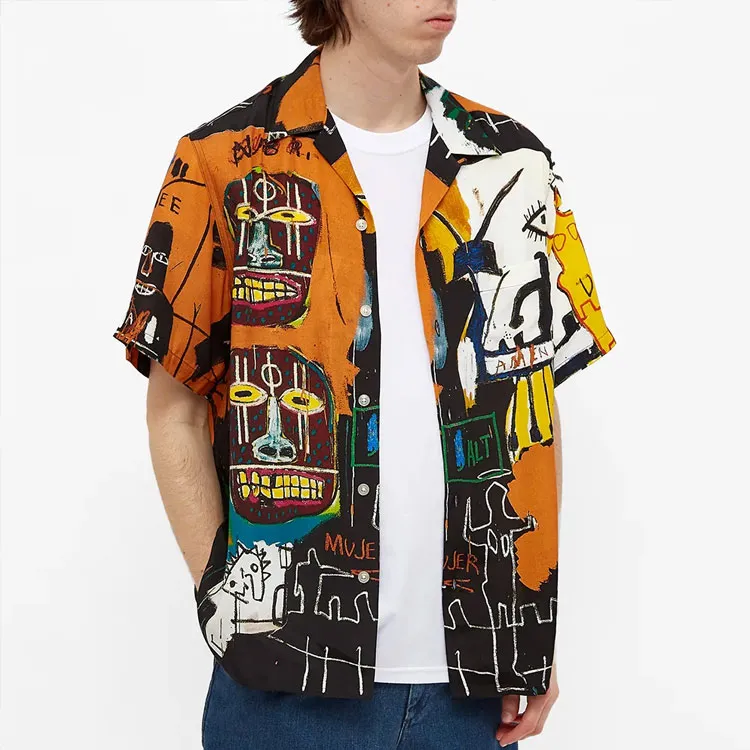 WACKO MARIA Shirts Men Yellow-3