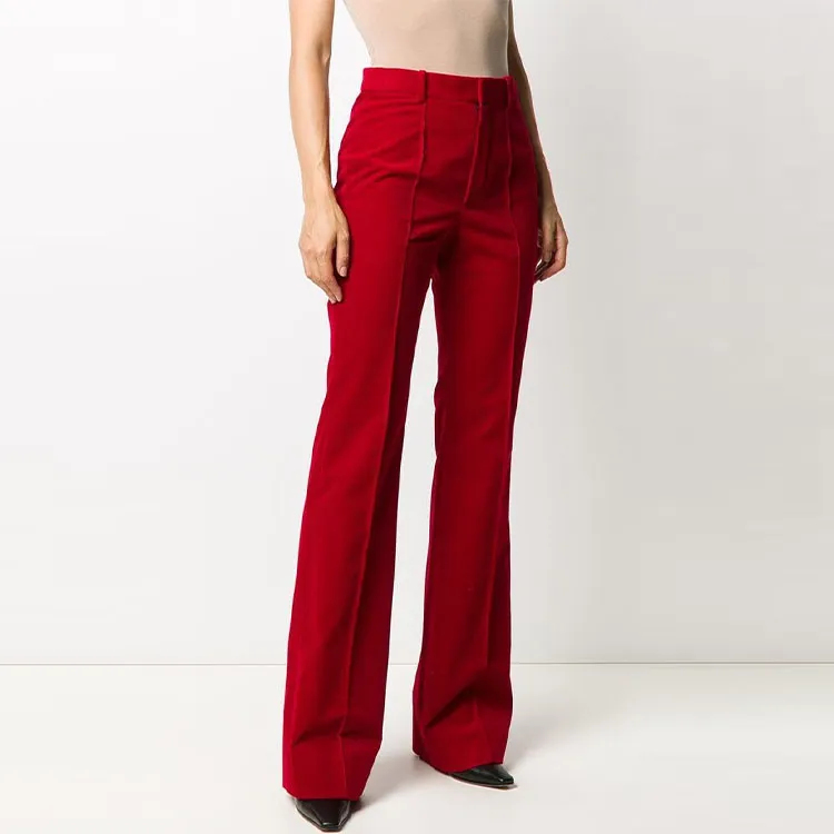 SAINT LAURENT Casual Pants Women's Red-3