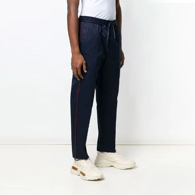 GUCCI FW21 Casual Pants Men's Blue-3