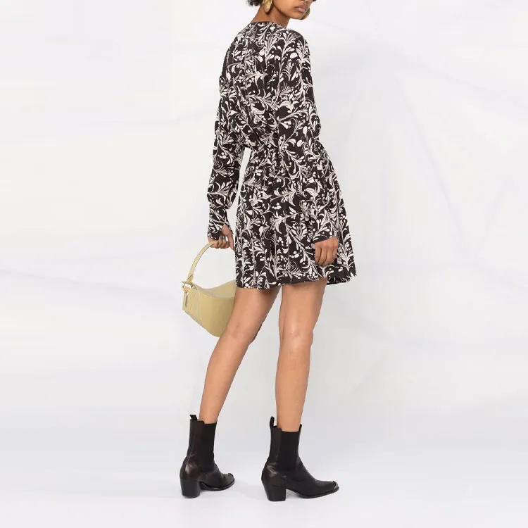 ISABEL MARANT Long-Sleeved Dresses Women's Black-1