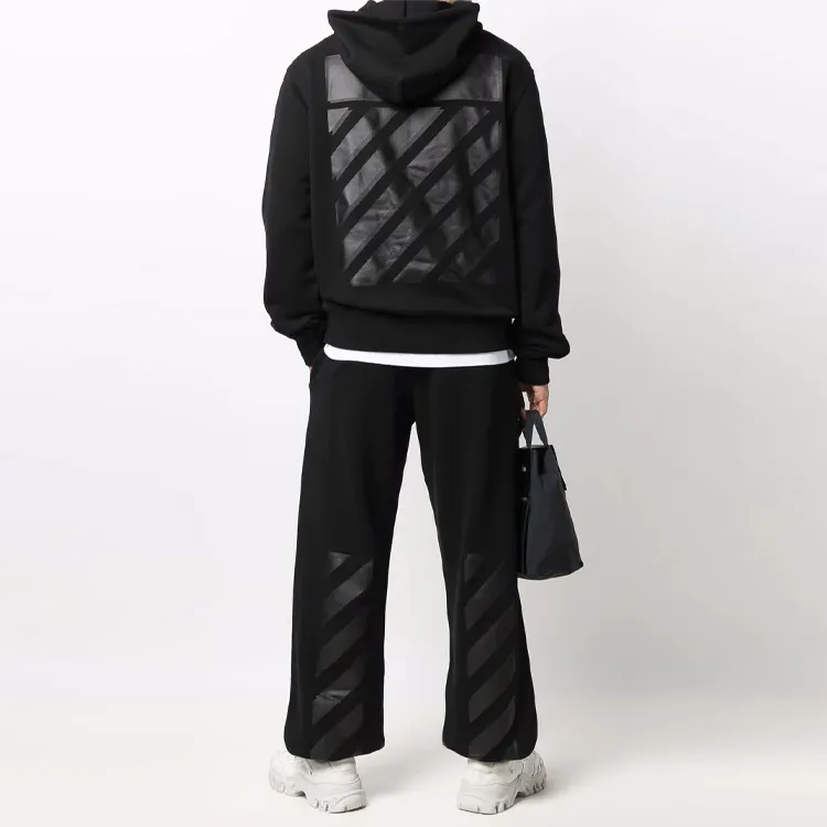 OFF WHITE Diagonal Tab Slim Sweatpants-3