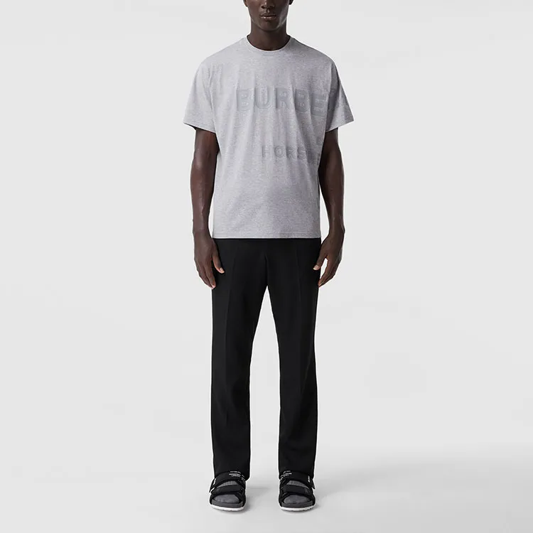 Burberry Horseferry Print Cotton Oversized T shirt-2