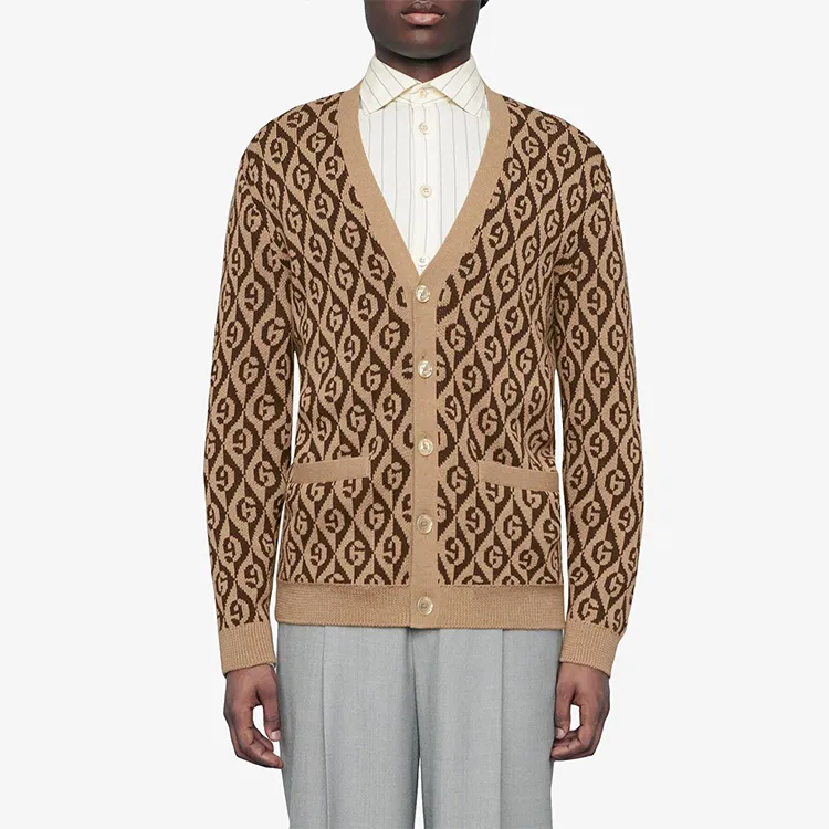 GUCCI SS22 Knitwear Men's Brown-1
