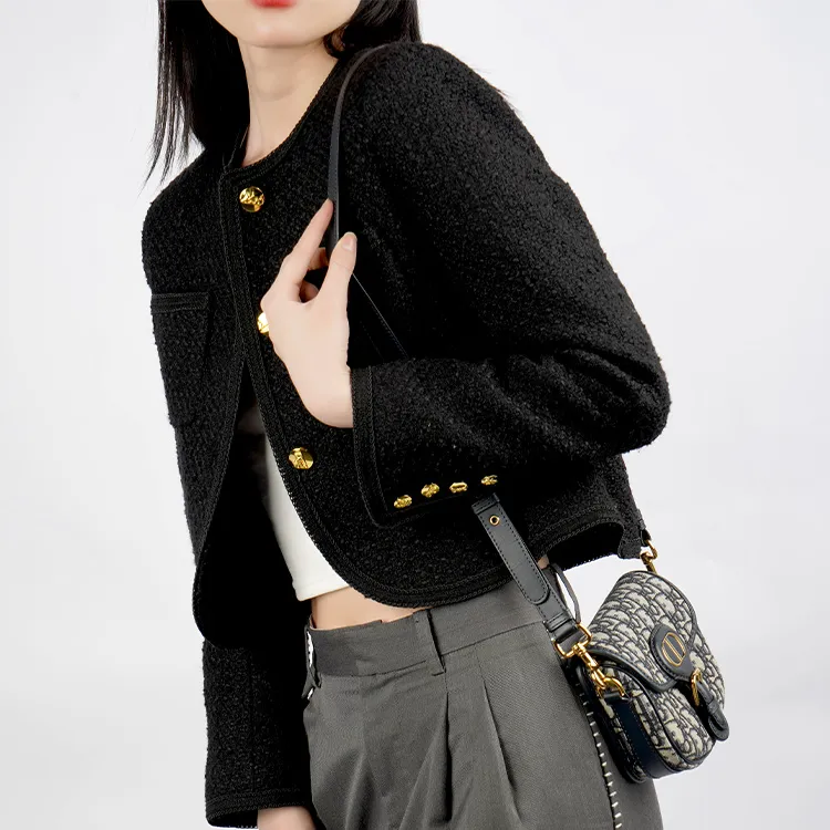 DIOR Bobby Fabric Handbag, Shoulder Bag, Crossbody Bag Trumpets Women's Denim Blue-7