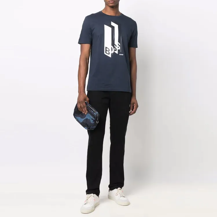 HUGO BOSS T Shirts Men Blue-1