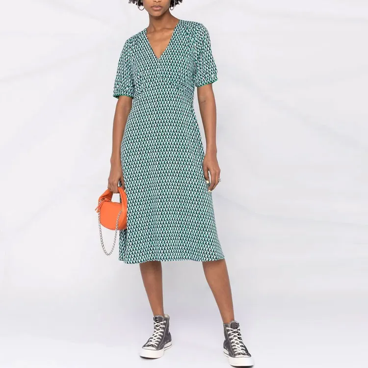 Tommy Hilfiger Dress Women's Green-1