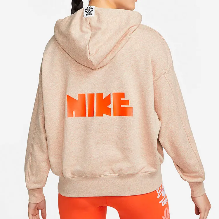 Nike Atmos Pink Sweatshirts Women's Beige-3