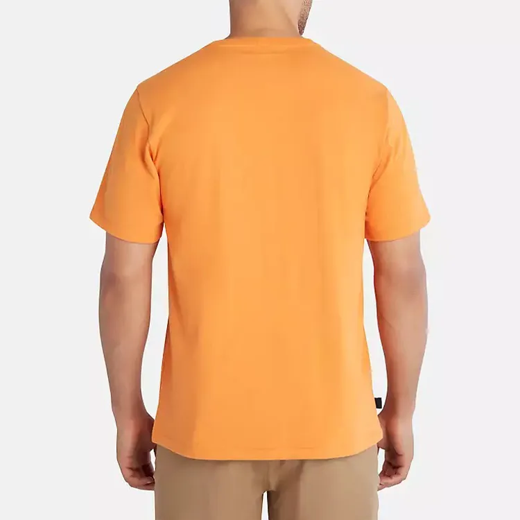 Timberland T-Shirts Men Orange-4