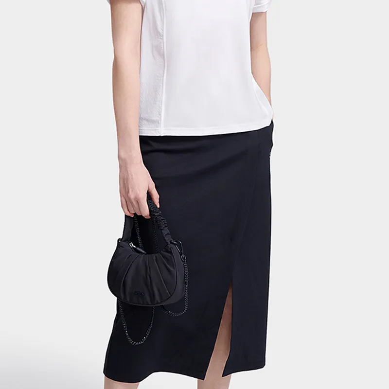 FILA Heritage Fabric Cloud Bag, Handbag, Shoulder Bag, Crossbody Bag Women's Black-4