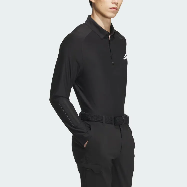 Adidas Polo Shirts Men Black-3