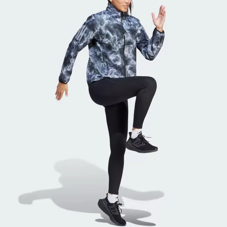 Adidas ALLOVER PRINT Jackets Women's Black/White-3