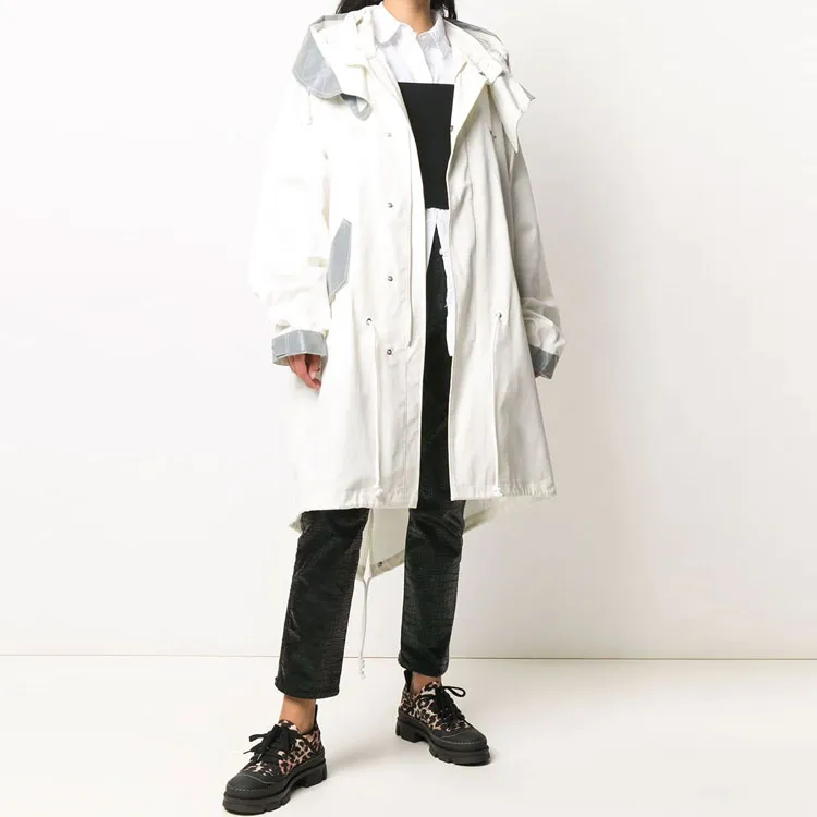 AMBUSH Trench Coats Unisex White-1
