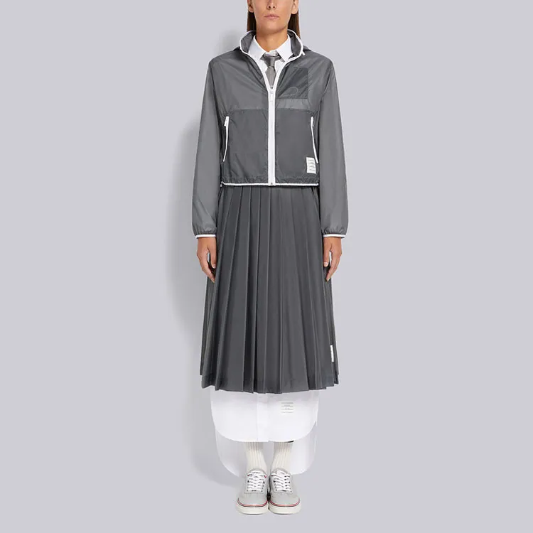 THOM BROWNE Casual Long Skirts Women's Gray-1