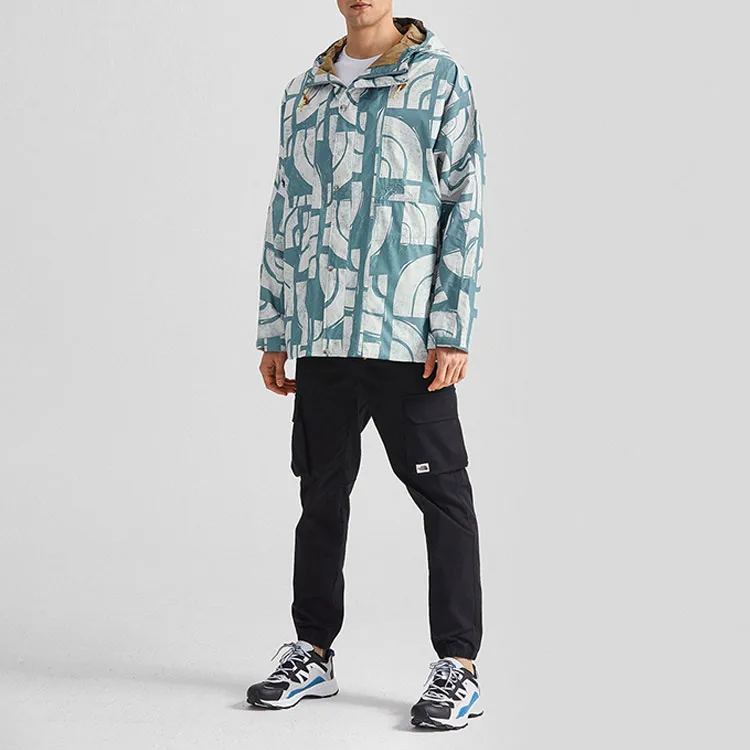 THE NORTH FACE Water Resistant Windproof Breathable Windbreaker Jacket Men's Blue-6