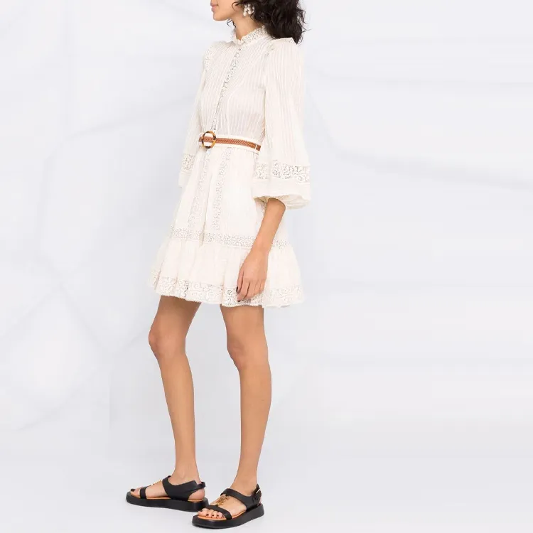 Zimmermann Long-Sleeved Dresses Women's White-3
